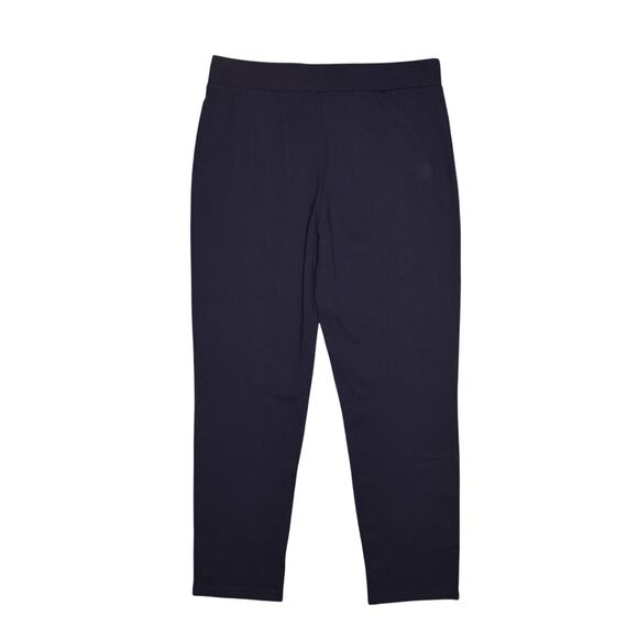 STUDIO‎ PARK X LEAH WILLIAMS NEW $63 Ponte Knit Slim Ankle Pant Navy Medium - Picture 4 of 5